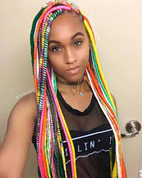 20 Playful Ways To Wear Yarn Dreads Yarn Dreads Hair Styles Faux Locs Hairstyles