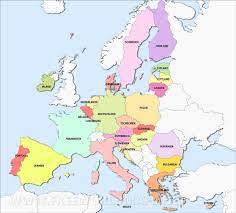 Europa beschriften dreifach differenziert unterrichtsmaterial im fach erdkunde / das amt für veröffentlichungen. Politische Europa Karte Freeworldmaps Net