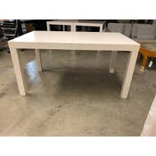 More than just a sidekick to a sofa, our hex side table gives new meaning to multifaceted—its veined marble top makes each piece is subtly unique. West Elm White Parsons Table Chairish