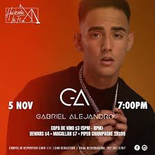 Este Viernes tienes una cita con nosotros en #HaciendaLaFe 🎶GABRIEL  ALEJANDRO🎼 a las 7:00pm Aquí disfrutas de una gran variedad de  maridaje🍹🍷🍸🍺pero sobre todo buena comida 🥘 en un ambiente familiar al