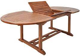 With the lowest prices online, cheap shipping rates and local collection options, you can make an even bigger saving. Deuba Dining Table Wooden Garden Patio 6 Seater Vanamo Fsc Certified Eucalyptus Wood 200x100cm Outdoor Patio Furniture Conservatory Oval Folding Extendable Amazon Co Uk Garden Outdoors