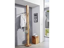 Rocco Garderobe Holzbalken Zerreiche Natur Baumdeko Garderoben Wand Wohnung