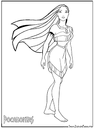 Coloriages Du Film D Animation De Walt Disney Pocahontas Dessin Pocahontas Pocahontas Coloriage Indien