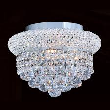 Bagel Crystal Flush Mount Light 1800f12c
