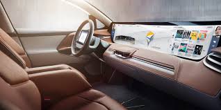 byton interior テスラ 電気自動車 高級車