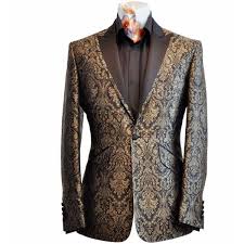 Black And Gold Blazer Mens William Hunt Mens Black Gold Brocade Silk Lapel Jacket 785 Liked On Polyvore Designer Jackets For Men Suit And Tie Well Dressed Men