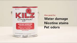 Kilz oil based primer dry time in ideal conditions. Kilz Original Interior Oil Based Primer Youtube