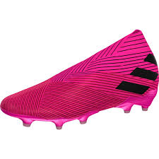 Black And Pink Rugby Boots Adidas Nemeziz 19 Fg Hard Wired Soccerpro Soccer Cleats Adidas Messi Boots Adidas Shoes Women