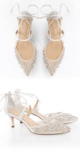 Crystal Embellished Ivory Wedding Kitten Heels White Wedding Shoes Low Heel Ivory Wedding Shoes Low Heel Wedding Shoes Heels