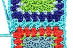 Gourmet Crochet Flat Braid Join How To Granny Square Crochet Pattern Crochet Edging Crochet Squares