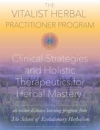 Vitalist Herbal Practitioner Program Invite School Of