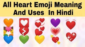 All Heart Emoji Meanings Heart Emoji Meaning And Uses In Hindi Emojis Youtube