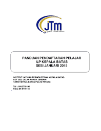 Pusat latihan kemas kepala batas, pulau pinang. Ilp Kepala Batas Fill Online Printable Fillable Blank Pdffiller