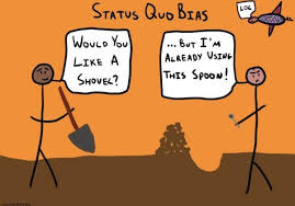 They are not interchangeable, however. Status Quo Bias Biases Heuristics The Decision Lab