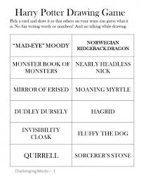 Harry Potter Drawing Game Challenging Level 1 See The Link At The End Of The Article To Harry Potter Party Games Harry Potter Games Harry Potter Printables