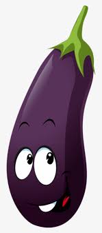 The color book is a great way to introduce different fruits and vegetables and to work on reading skills. Eggplant Clipart Individual Fruit Vegetable Cartoon Aubergine Transparent Png 800x1823 Free Download On Nicepng