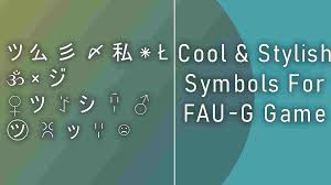 Do you love using symbols when. 1000 Cool Symbols Copy Paste For Fau G Username
