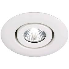 Juno 4 Low Voltage White Gimbal Recessed Light Trim 19444 Lamps Plus
