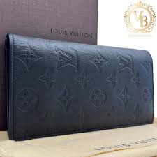 ルイヴィトン モノグラム・シャドウ ポルトフォイユ・ブラザ 長財布 黒