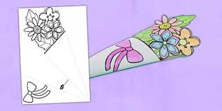 If you're looking for convenience, we have a tissue paper flower kit that has everything you need to make seven flowers. Paper Mother S Day Flower Bouquet Colouring Sheet