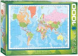 Beli world map puzzle online berkualitas dengan harga murah terbaru 2021 di tokopedia! Eurographics Modern Map Of The World Puzzle 1000 Piece Walmart Com In 2021 Modern Map World Map Map