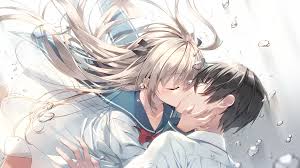 We have a massive amount of desktop and mobile backgrounds. Wallpaper Anime Girls Anime Boys Closed Eyes Kissing School Uniform Yusano 3840x2160 æ‚¦æ¶›è®¾è®¡ 1990075 Hd Wallpapers Wallhere