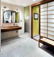 The sink counter is marbled granite, the drawers are maple, and the floor is madrone. 20 Design Ideas Bathroom Bathroom Bathroom Harmonious And Fresh Japanese Style Interior Design Ideas Ofdesign