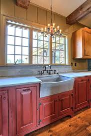 Found On Bing From Aerotalk Org Red Kitchen Cabinets Primitive Kitchen Cabinets Kitchen Color Red