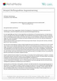 Indeed sortiert die stellenanzeigen basierend auf den geboten von arbeitgebern und nach. Stellungnahme Beispiel
