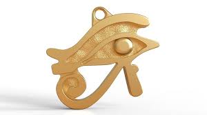 Egyptian eye of horus ring 18k gold $385.00 egyptian eye of horus ring 18k gold. 3d Printable Model Egyptian Eye Of Horus Necklace