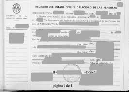 Protege los derechos inscritos de personas físicas y jurídicas, ofreciendo servicios de calidad y. Registro Del Estado Civil Y Capacidad De Las Personas Argentinien Musterubersetzungen Von Urkunden