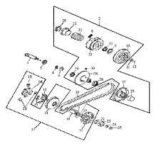 All component parts of the engine: Cpi Aragon Gp 50 Kupplung Ersatzteile