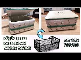 Sebze Kasasindan Sandik Yapimi Plastik Kasa How To Make A Recycled Box Plastic Crates Idea Youtube Plastic Crates Crates Recycling