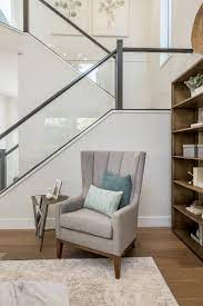 Modern Take On A Traditional Classic Glass Stair Railing Staircase Design Modern Interior Stair Railing Stair Railing Design