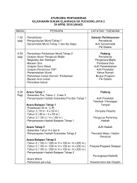 Terkini (1 mac 2017) : Aturcara Pentadbiran Sukan 2018