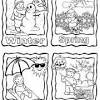 Seasons coloring pages  autumn   spring   summer   winter  printing tips: 1