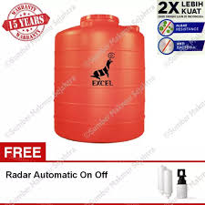 Profil tank 250 liter tda. Excel Toren Tandon Tangki Air Blow 1000 Liter Alb 1200vb Lazada Indonesia
