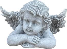 stoneandstyle Stone Figurine Angel Bust Large Cast Stone Frost Resistant  Weatherproof : Amazon.de: Garden