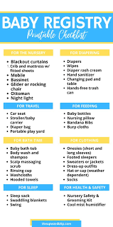 Your Practical Baby Registry Printable Checklist In 2020 Baby Registry Essentials Baby Registry Ultimate Baby Registry