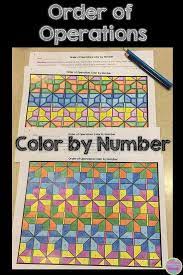 The answer key is automatically generated and is. Order Of Operations Color By Number Print And Digital Order Of Operations Math Operations Christmas Math Worksheets