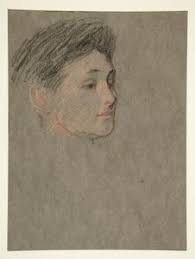 Head of a Girl, Profile by Robert Frederick Blum