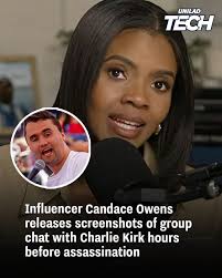 Owens has shared private messages leading up to Kirk's death.