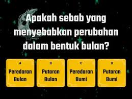 11.2.1 memerihalkan bulan tidak mengeluarkan cahaya tetapi memantulkan cahaya daripada matahari. Bulan Unterrichtsmaterialien