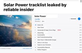 Maybe you would like to learn more about one of these? Solar Power Tracklist Leaked By Reliable Insider Solar Power Lorde Atemative 2023 Green Life 2 Solar Power Homemade Vegan Onion Rings Mood Ring Sustainability 6 Hard Ordre Solar Power Ll Renewable