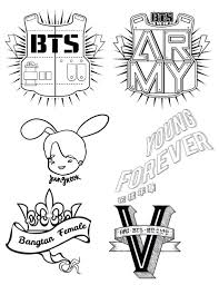If you like jimin, jungkook and other bts boys, then our coloring pages will also be pleasant. Bts Coloring Pages Coloring Home