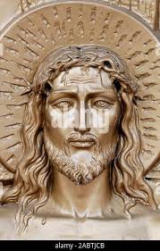 Chemin de la croix. Tion 10. Jésus est dépouillé de ses vêtements.  Basilique Notre Dame de La Vang. La Vang. Le Vietnam Photo Stock