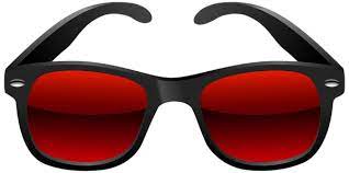 Black And Red Sunglasses Png Clipart Image Sunglasses Picsart Red Sunglasses