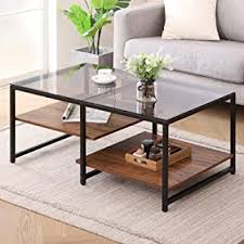Shop with afterpay on eligible items. Amazon Com Glass And Wood Coffee Table