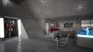 Tony Stark S Garage Tony Stark House Architecture House Iron Man House