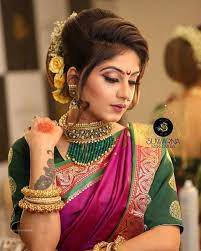Stylish Wedding Hairstyle Ideas For Indian Bride Indian Fashion Ideas Indian Fashion Ideas Indian Hairstyles Indian Bride Hairstyle Saree Hairstyles